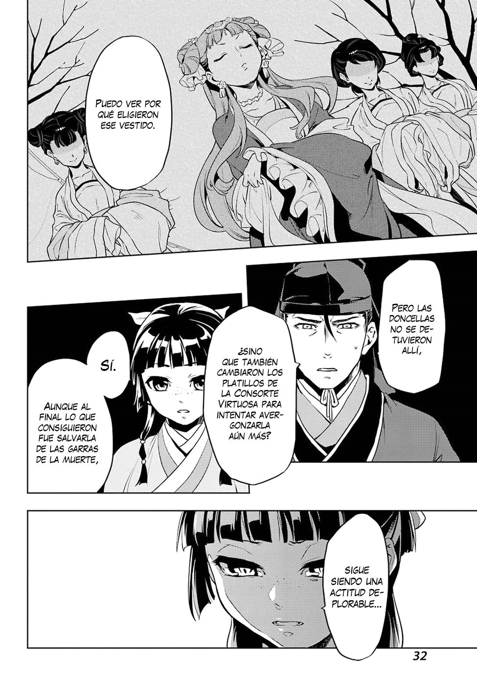 Kusuriya no Hitorigoto Capitulo 9: El razonamiento de Maomao página 27