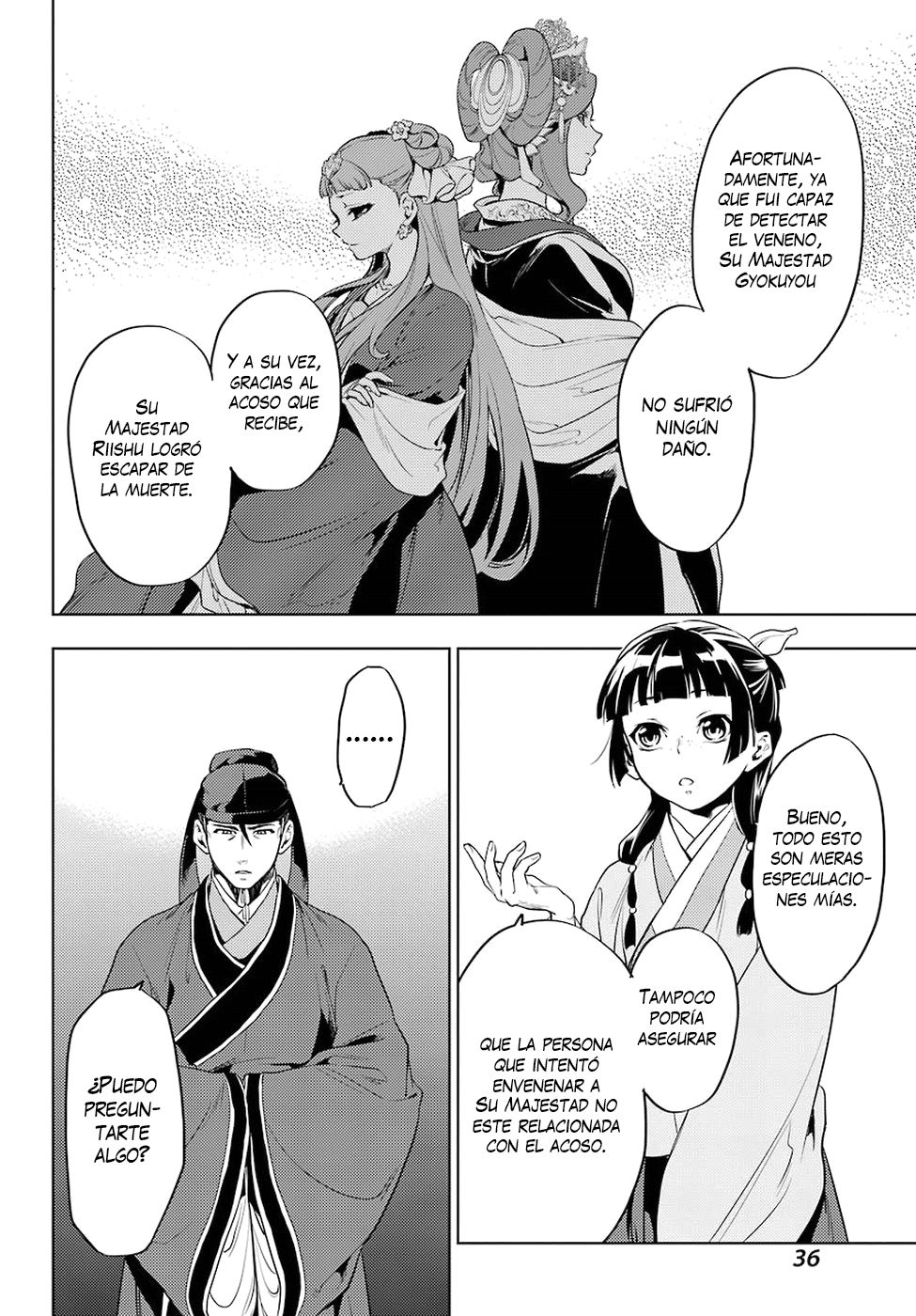 Kusuriya no Hitorigoto Capitulo 9: El razonamiento de Maomao página 31