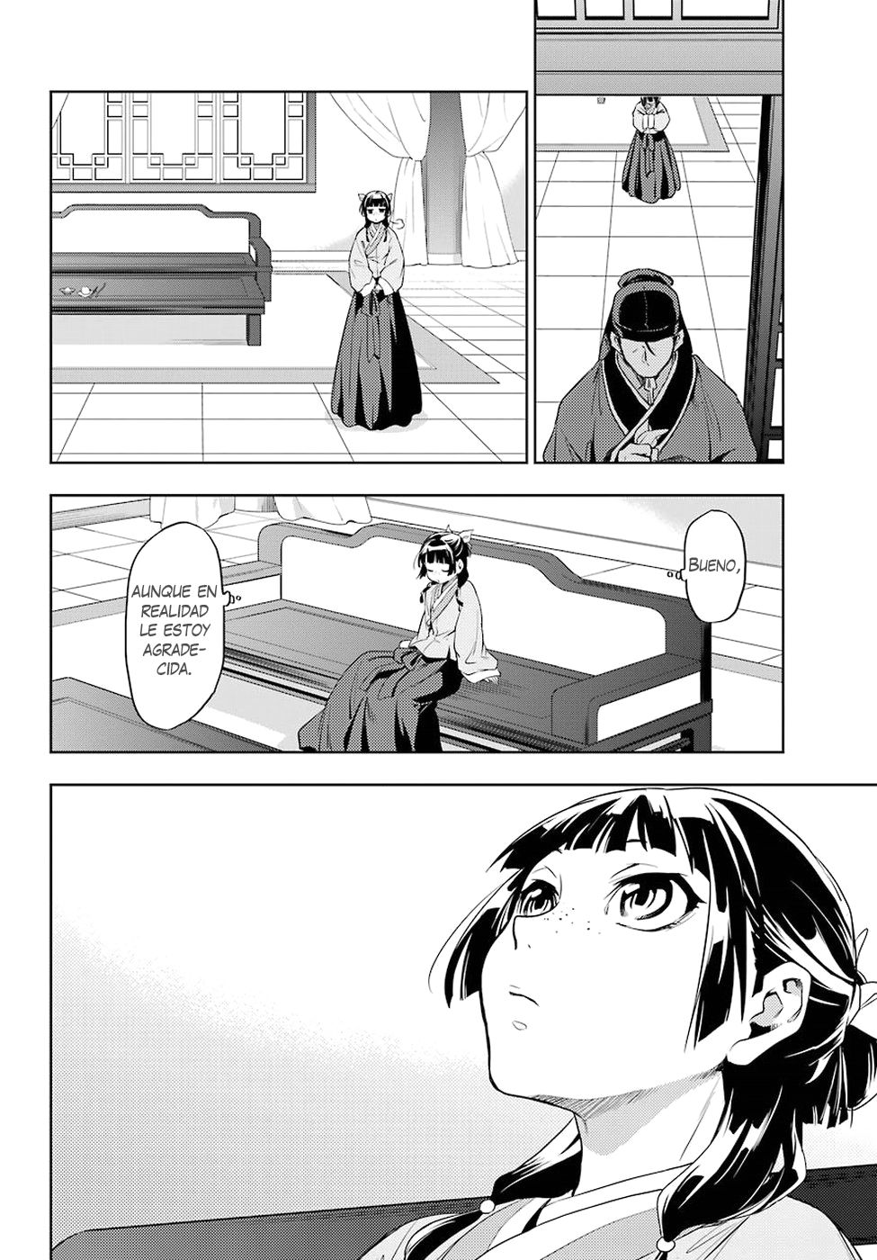 Kusuriya no Hitorigoto Capitulo 9: El razonamiento de Maomao página 35