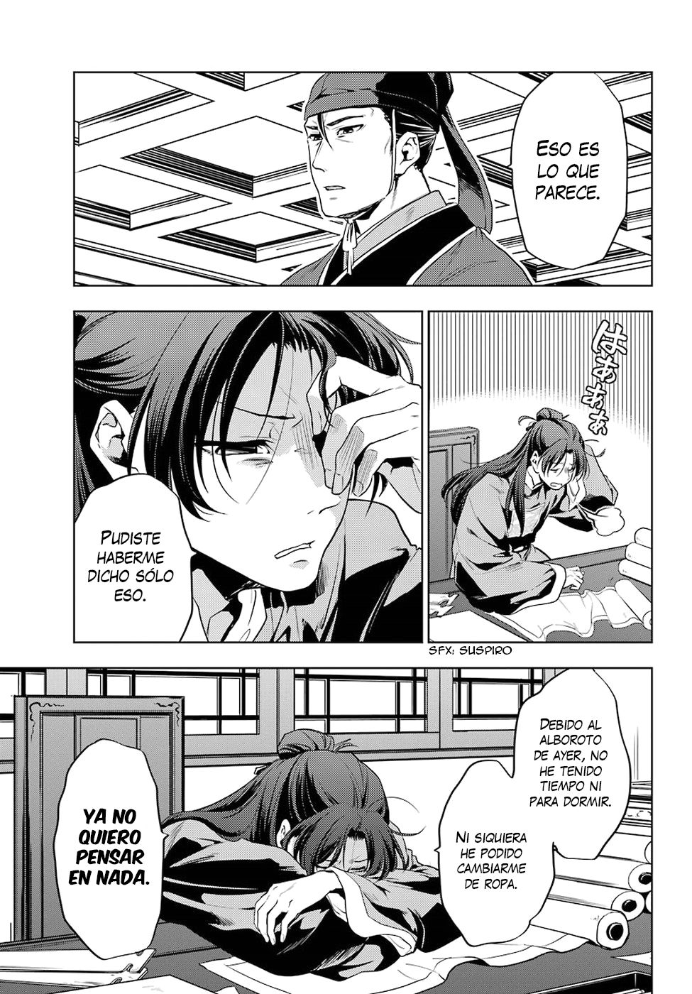 Kusuriya no Hitorigoto Capitulo 9: El razonamiento de Maomao página 38