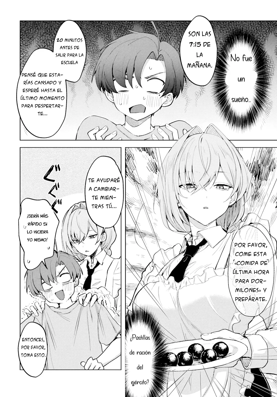 ¡El amor de mis madrastras no es el de una mamá cualquiera! Capitulo 2: ¡Mi madrastra es una espia! página 10