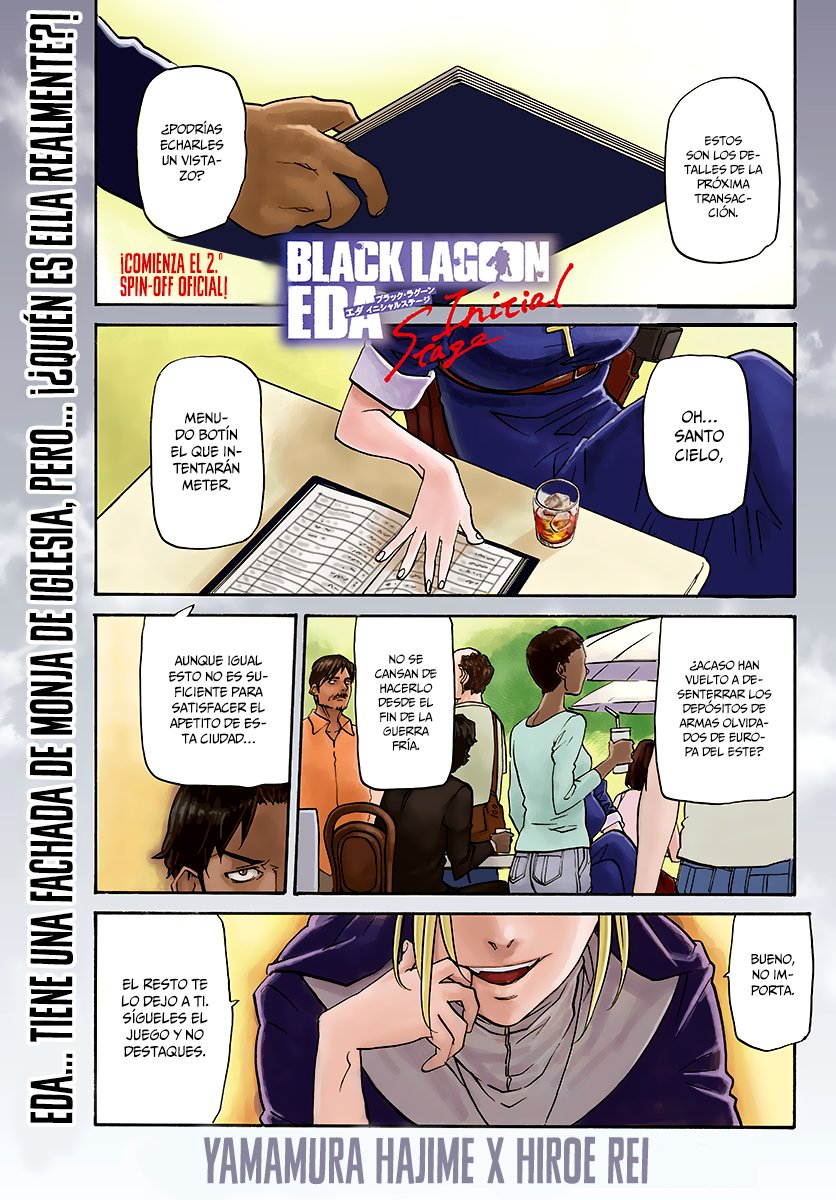BLACK LAGOON EDA ~INITIAL STAGE~ Capitulo 1: cara nueva desvastadora parte 1 página 3