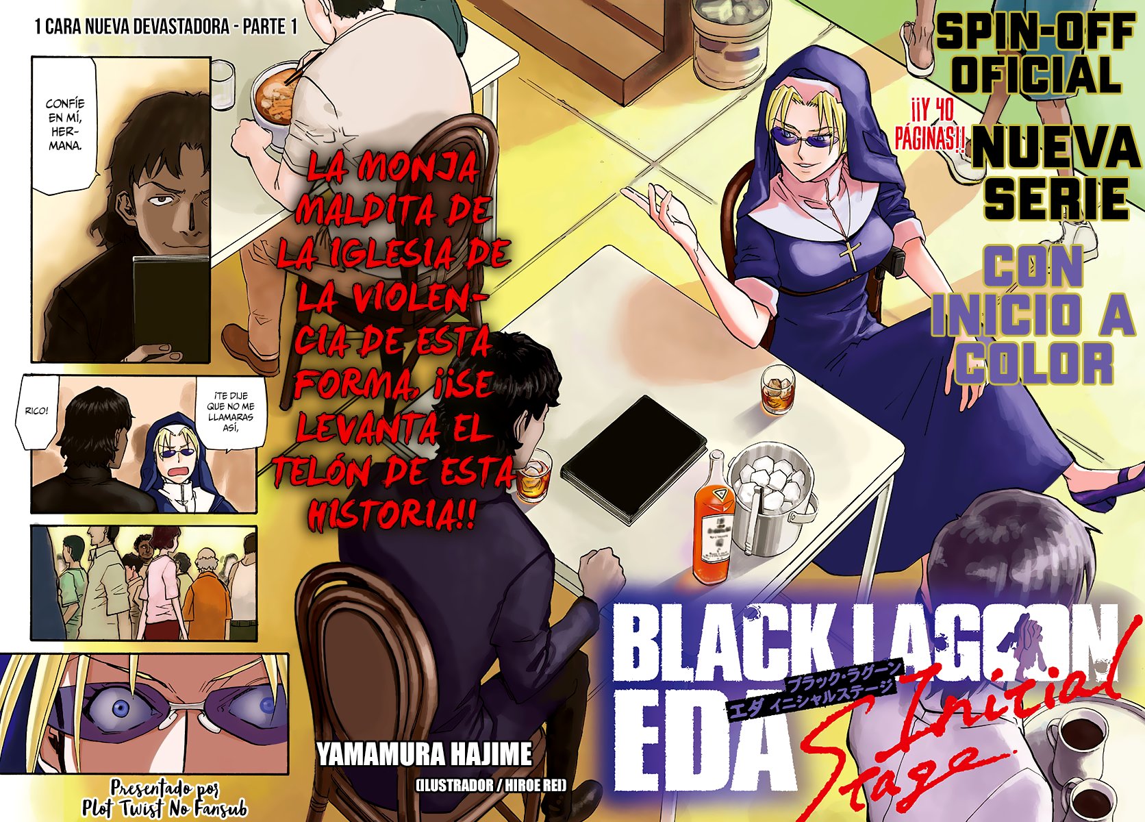 BLACK LAGOON EDA ~INITIAL STAGE~ Capitulo 1: cara nueva desvastadora parte 1 página 4