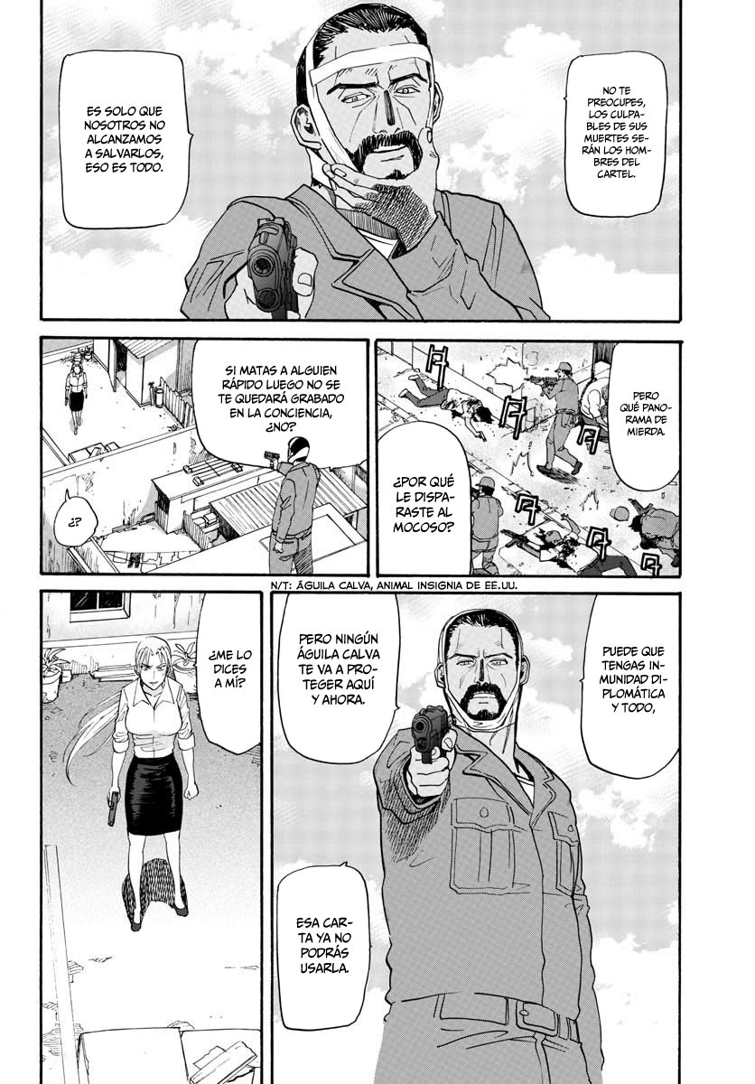 BLACK LAGOON EDA ~INITIAL STAGE~ Capitulo 2: cara nueva desvastadora parte 2 página 39