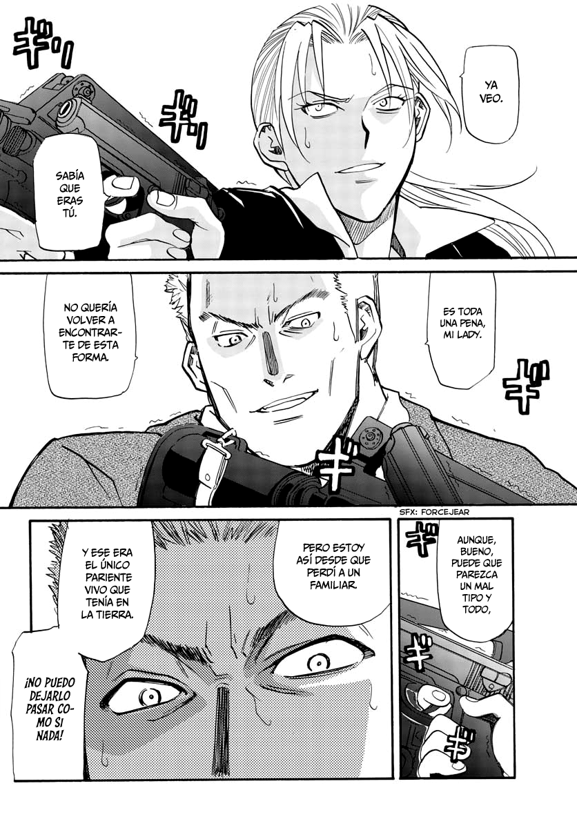 BLACK LAGOON EDA ~INITIAL STAGE~ Capitulo 5: corrupción en miami (parte 3) página 22