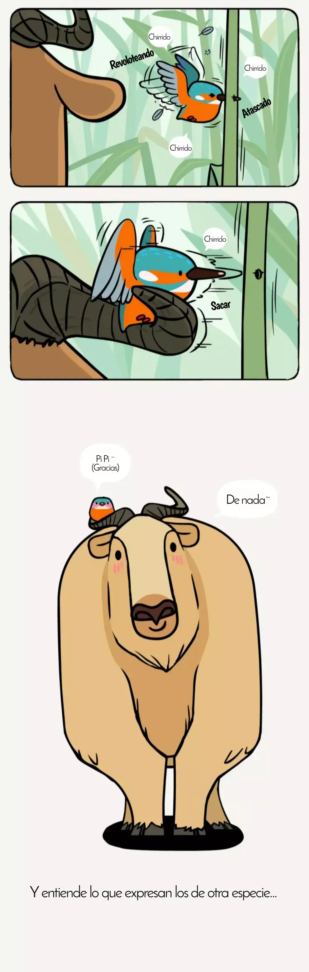 Compañeros de Bambú Capitulo 18: Como una montaña página 6