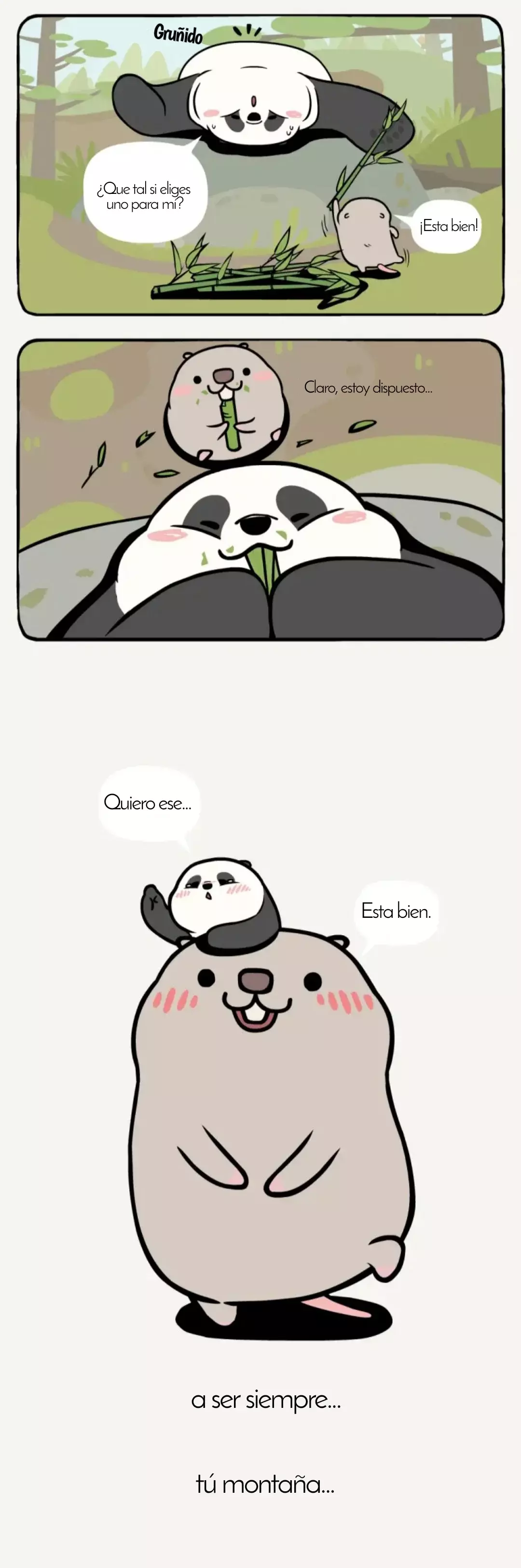 Compañeros de Bambú Capitulo 18: Como una montaña página 9
