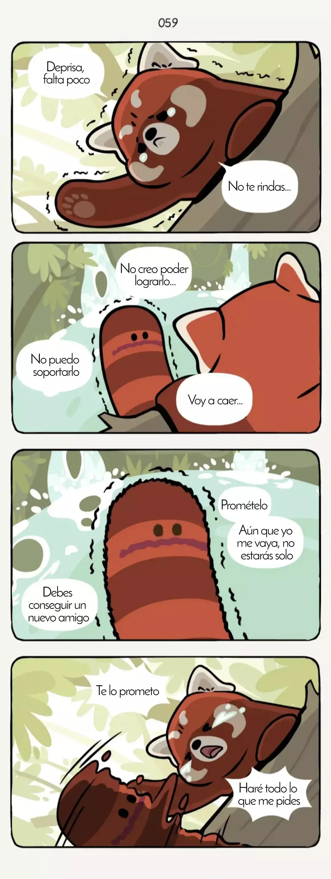Compañeros de Bambú Capitulo 19: Panda rojo página 7