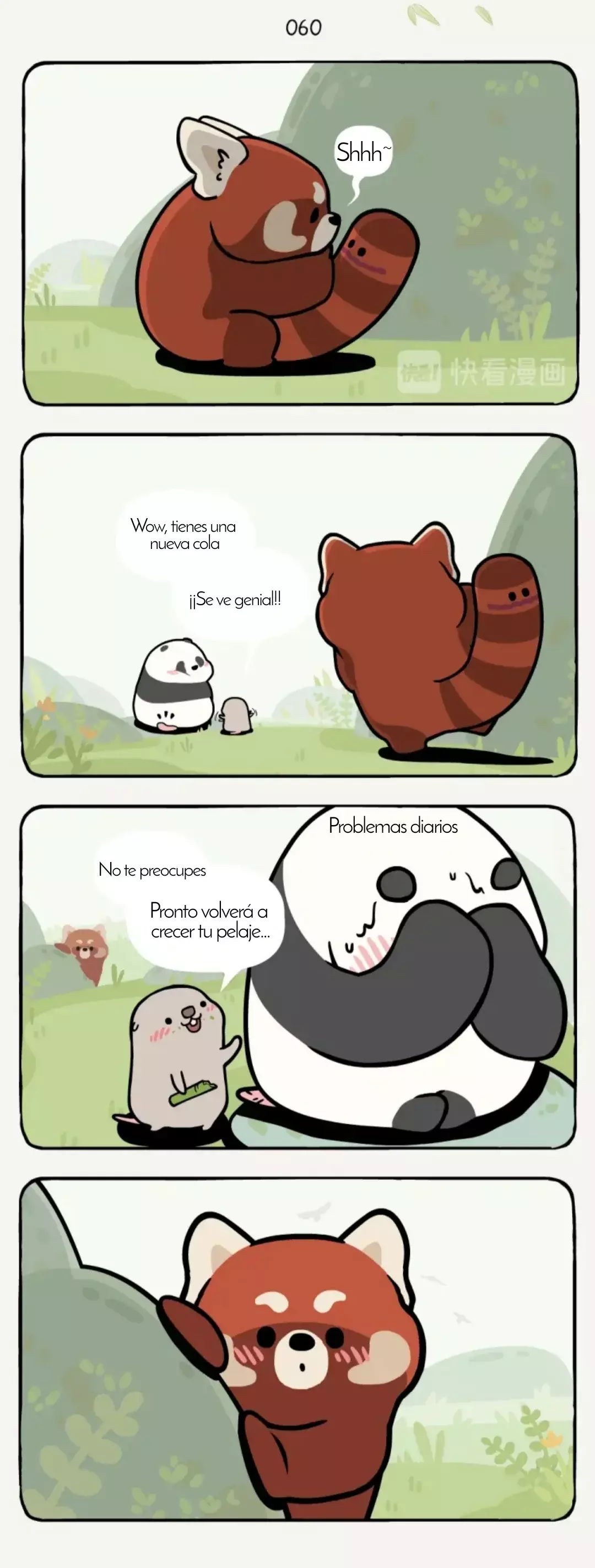Compañeros de Bambú Capitulo 19: Panda rojo página 9