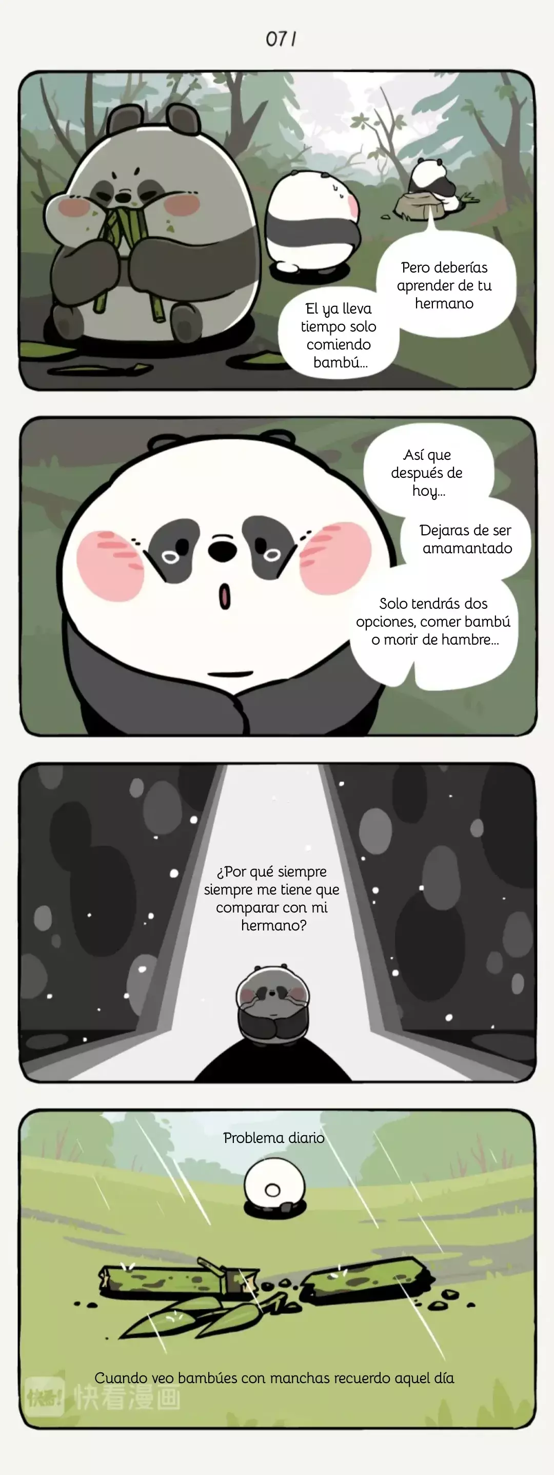Compañeros de Bambú Capitulo 22: Bambú con manchas página 8
