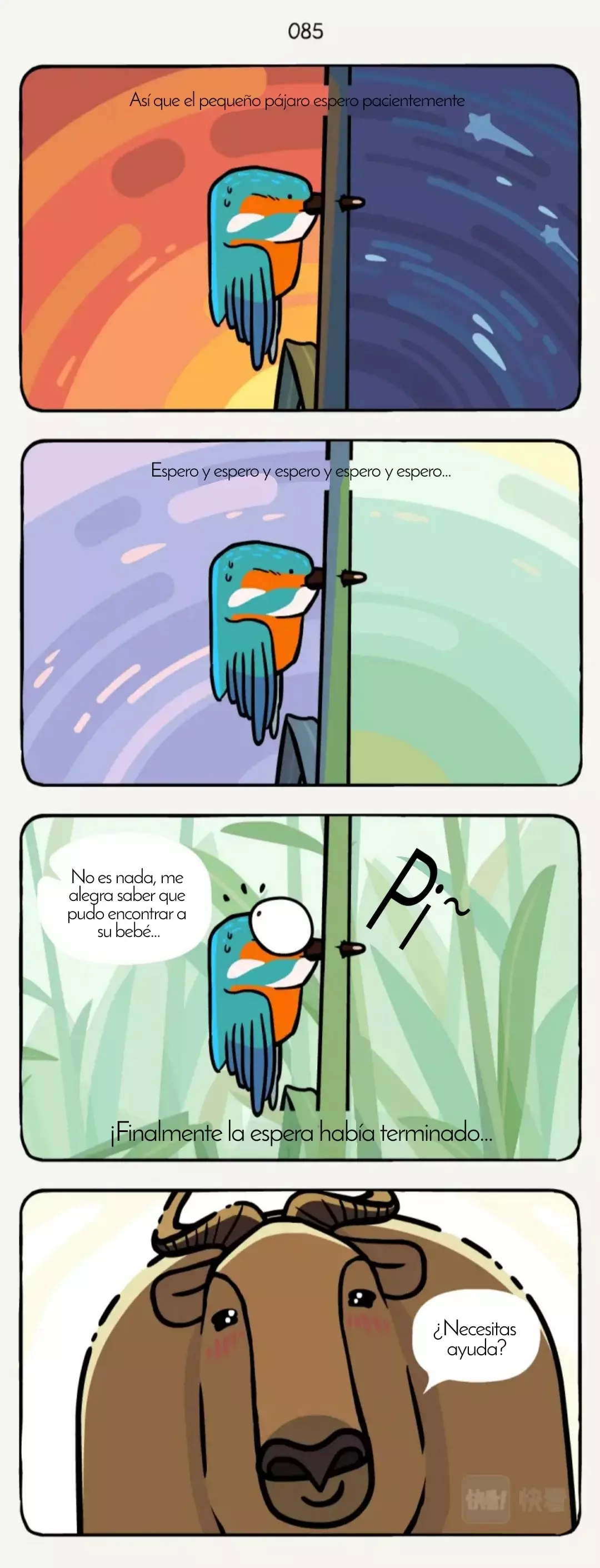 Compañeros de Bambú Capitulo 25: Pájaro Martín pescador página 10