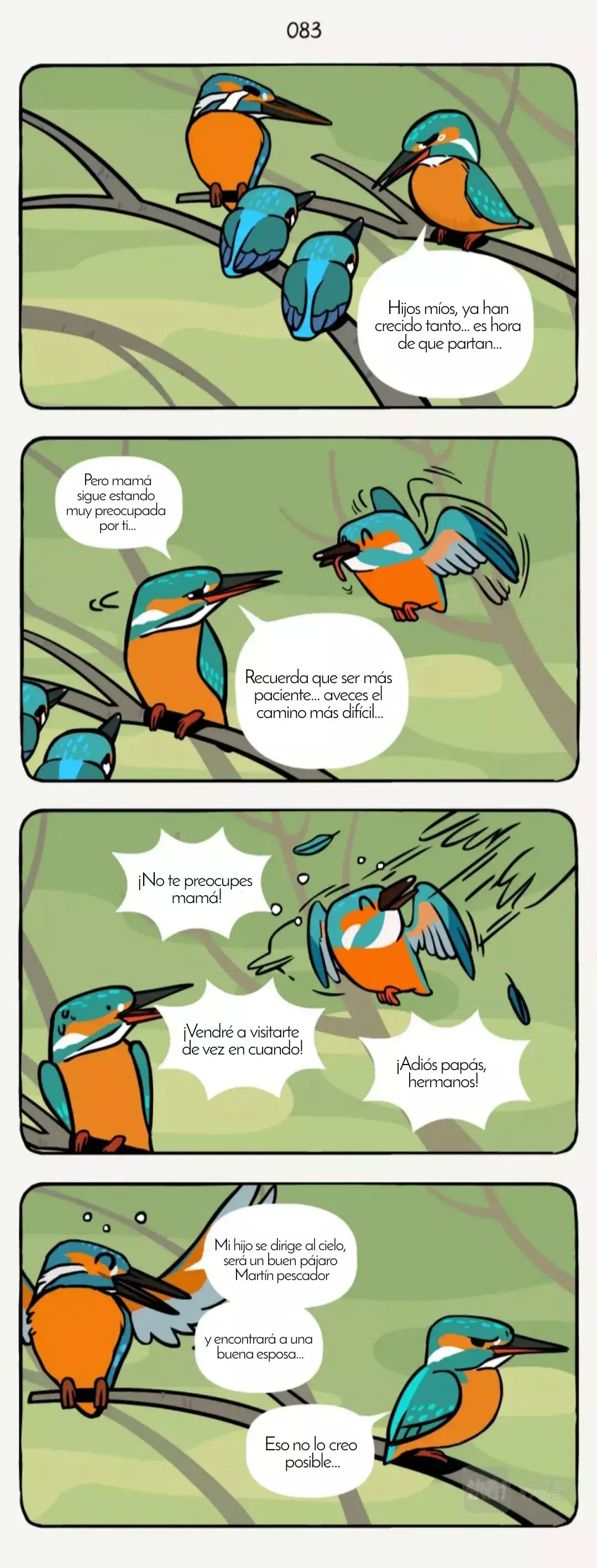 Compañeros de Bambú Capitulo 25: Pájaro Martín pescador página 7