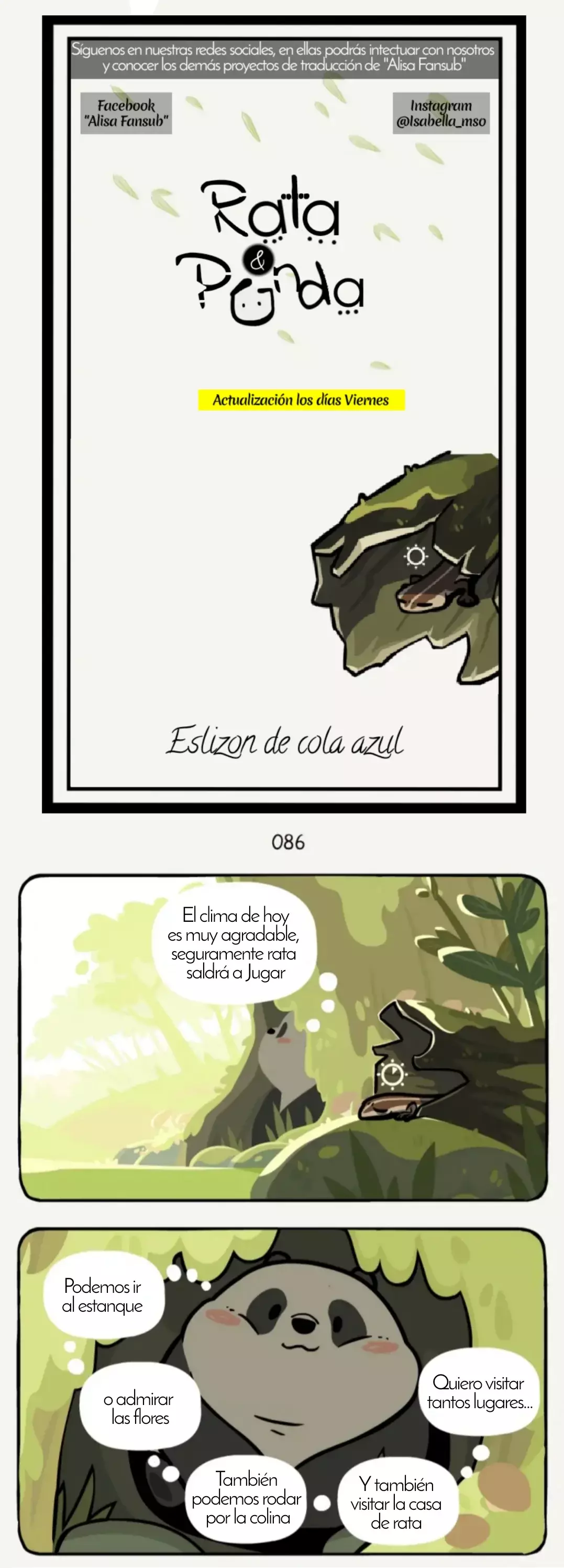 Compañeros de Bambú Capitulo 26: lagarto de roca de cola azul página 2