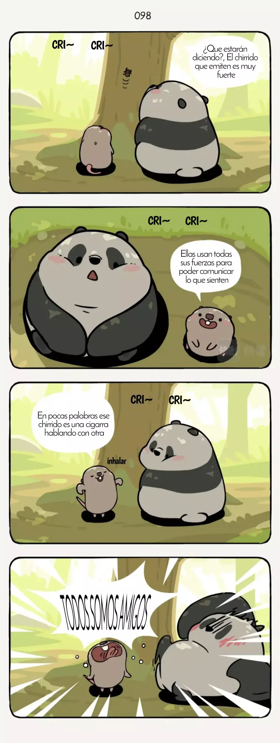 Compañeros de Bambú Capitulo 28: Saltamontes página 6