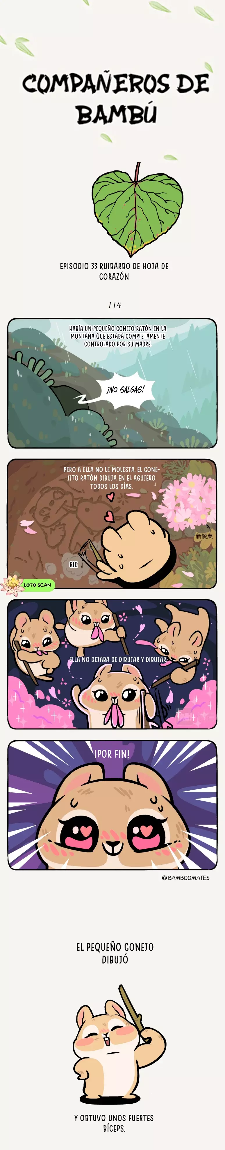 Compañeros de Bambú Capitulo 33: Hoja de corazón Ruibardo página 2