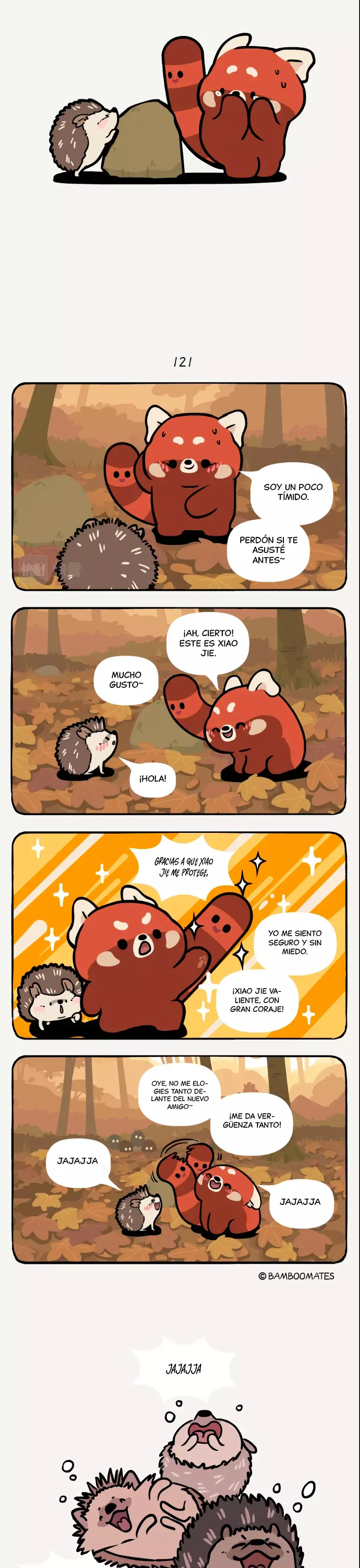Compañeros de Bambú Capitulo 34: Hojas de arce página 5