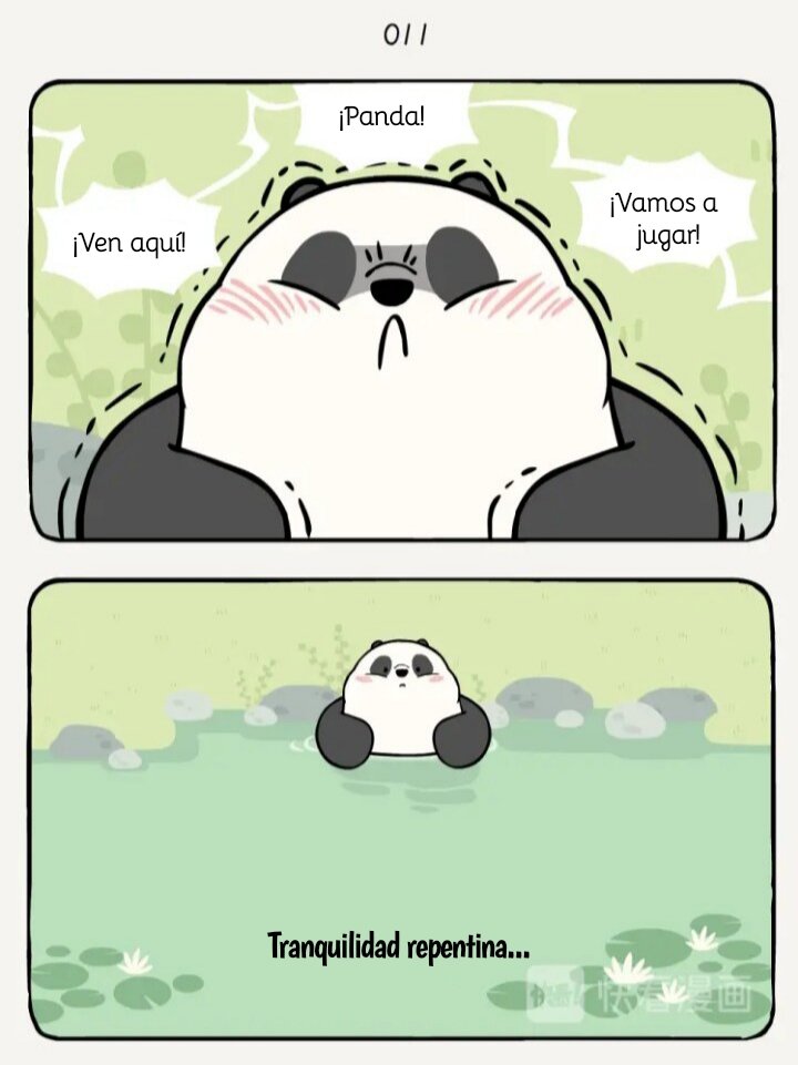 Compañeros de Bambú Capitulo 4: En el estanque página 6