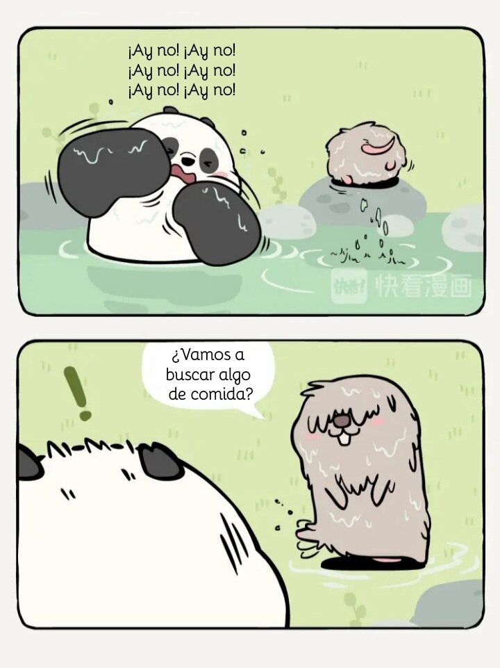 Compañeros de Bambú Capitulo 4: En el estanque página 9