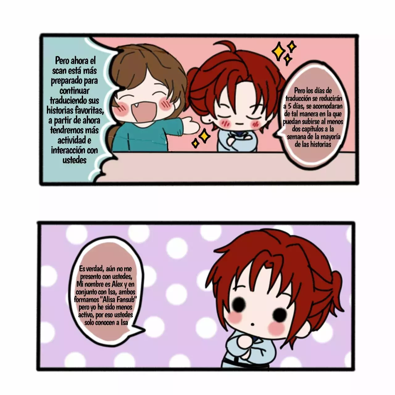 Compañeros de Bambú Capitulo 5.5: Aviso importante de Alisa Fansub página 3