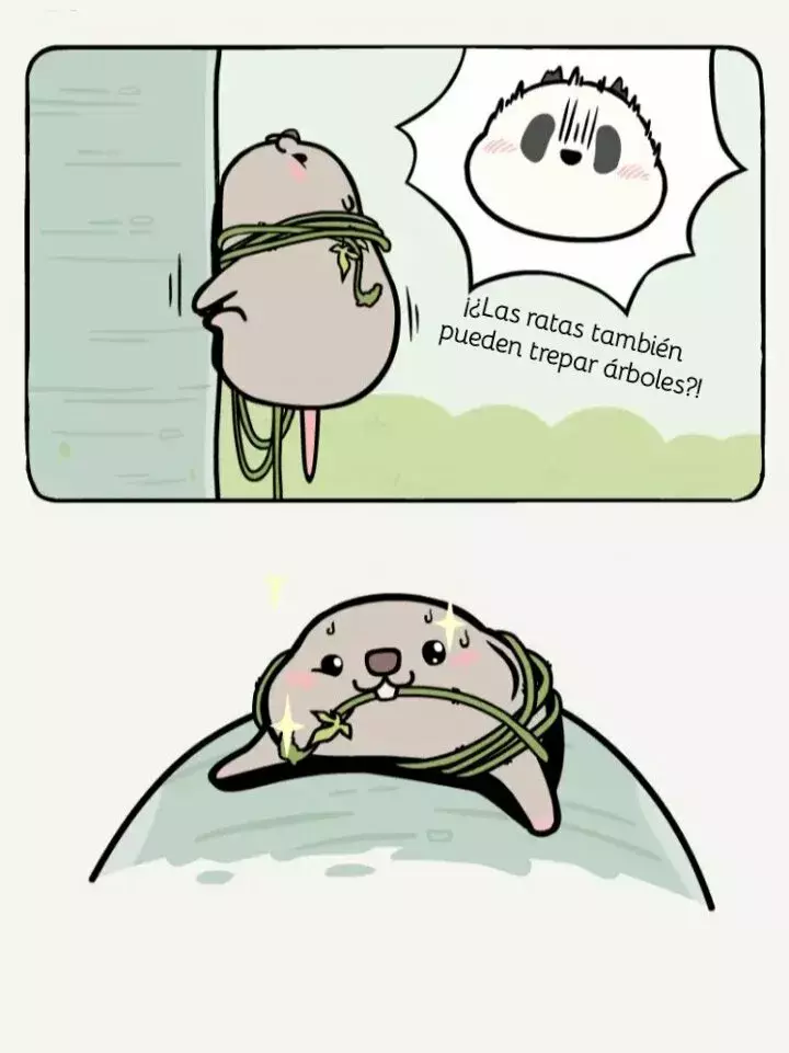 Compañeros de Bambú Capitulo 8: En el árbol página 8