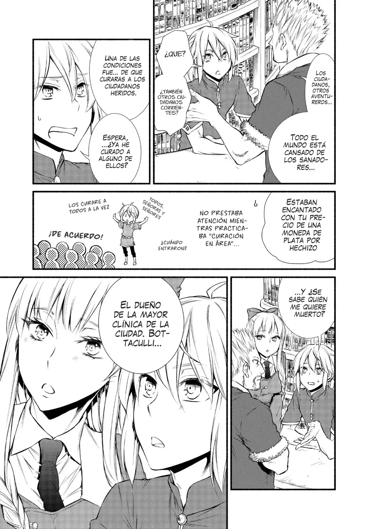 The Great Cleric Capitulo 11: Las oficinas de la mayor clínica de Merratoni. Llega Bottacullo página 12