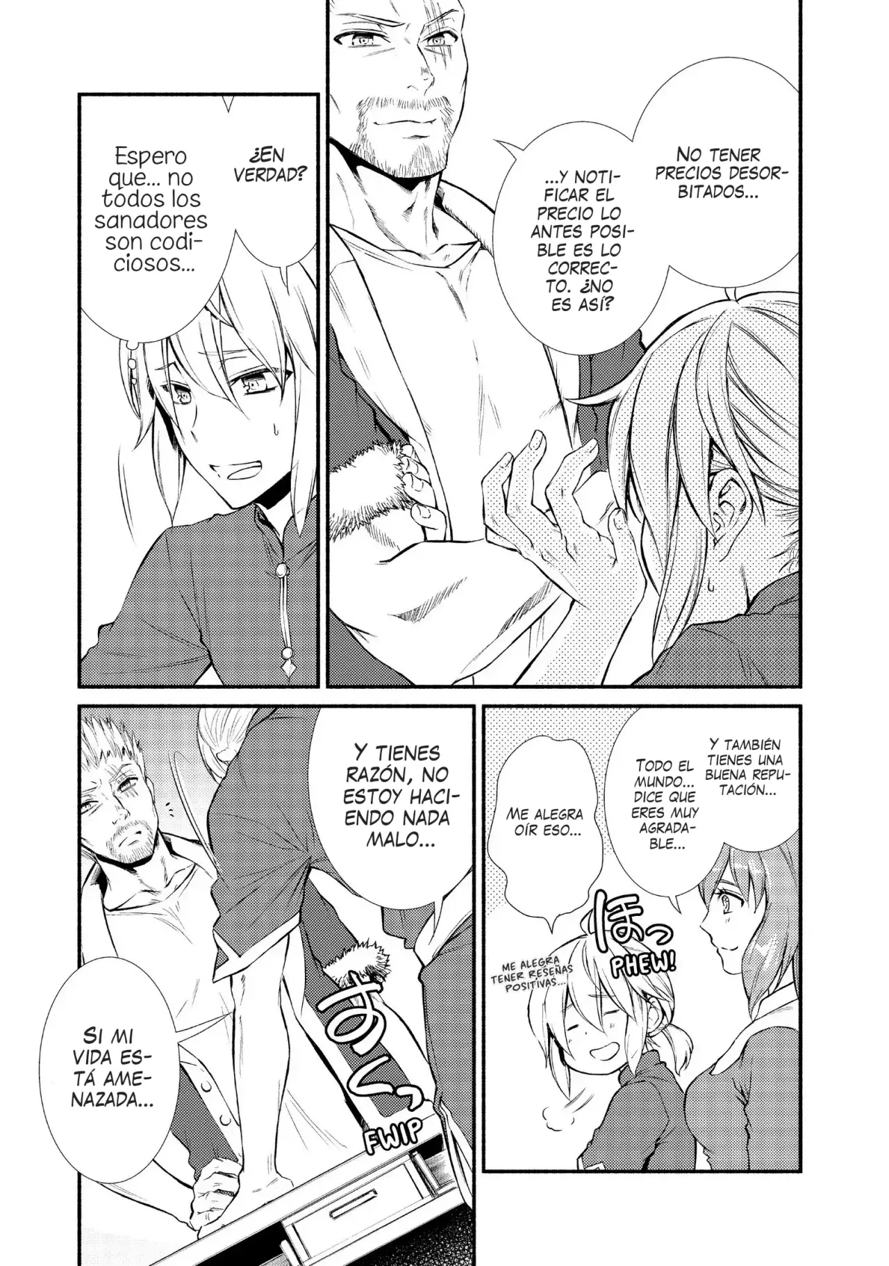 The Great Cleric Capitulo 11: Las oficinas de la mayor clínica de Merratoni. Llega Bottacullo página 14