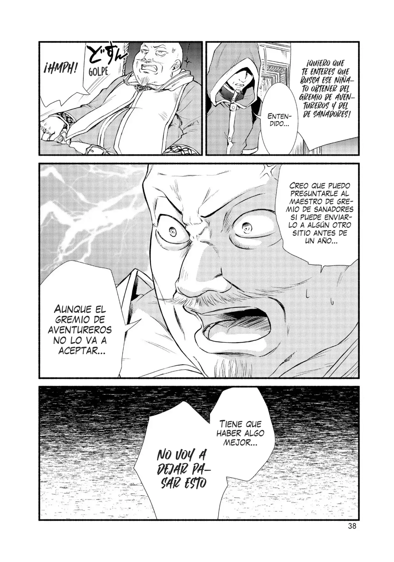 The Great Cleric Capitulo 11: Las oficinas de la mayor clínica de Merratoni. Llega Bottacullo página 39