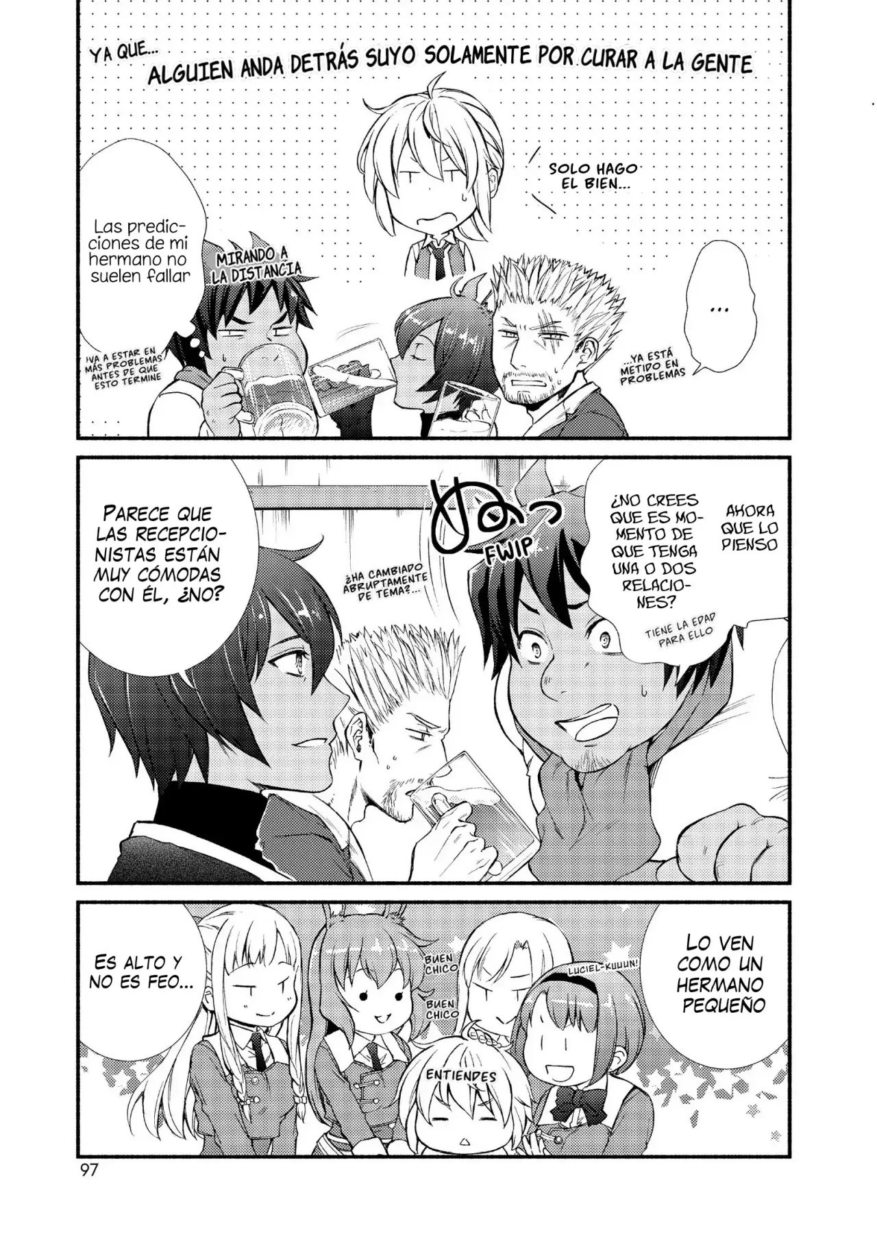 The Great Cleric Capitulo 13: Cambio Personal. Los Tres Lideres del Gremio de Aventureros página 26