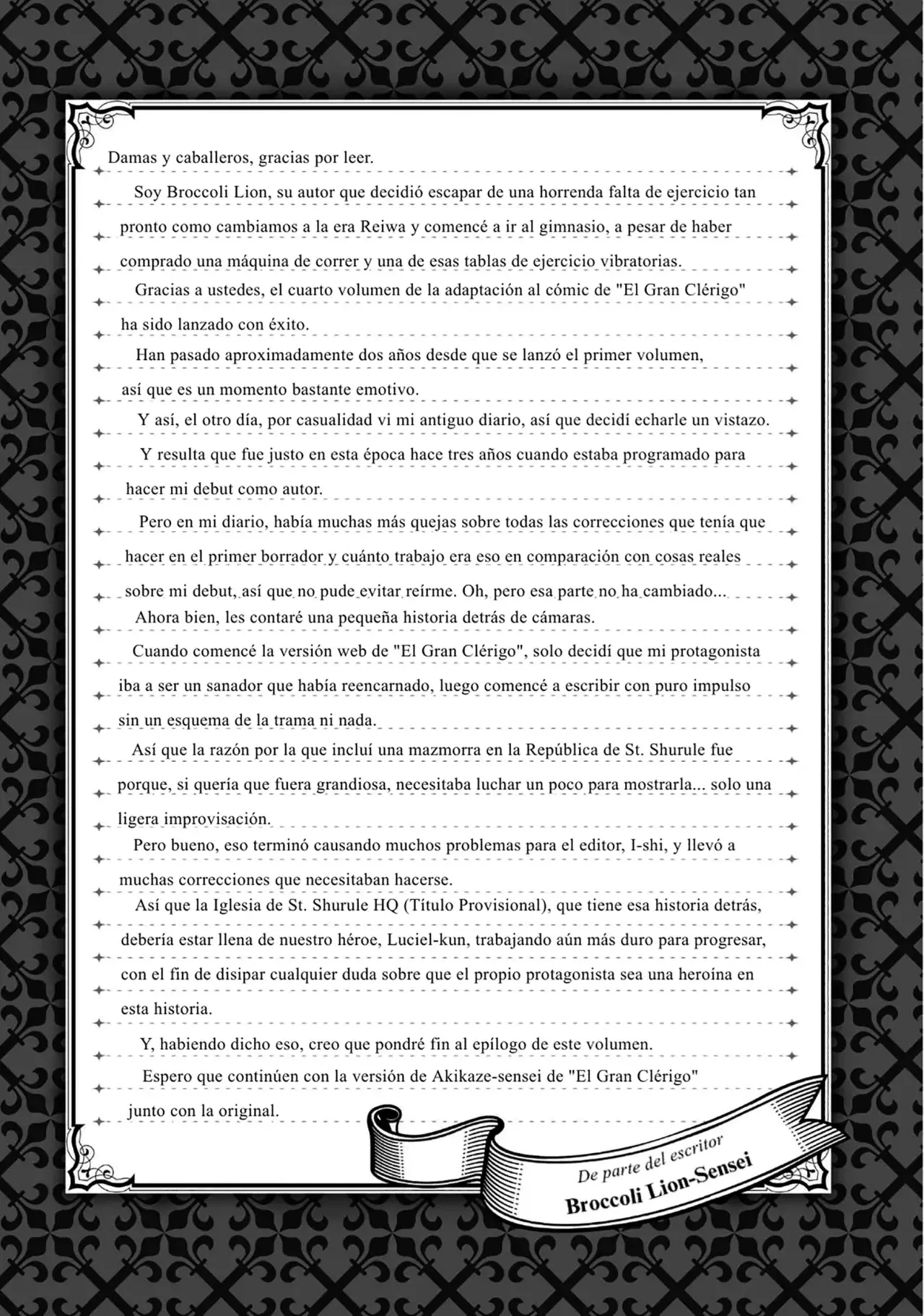 The Great Cleric Capitulo 20: Desenlace de la batalla con el jefe y la negociación con el papa página 41