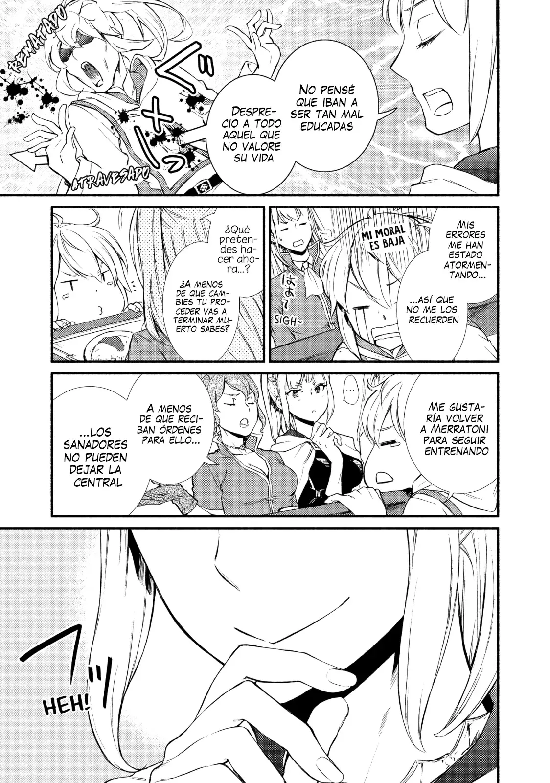The Great Cleric Capitulo 21: Entrenamiento con los paladines. Rutina al amanecer con el regimiento de valquirias página 12