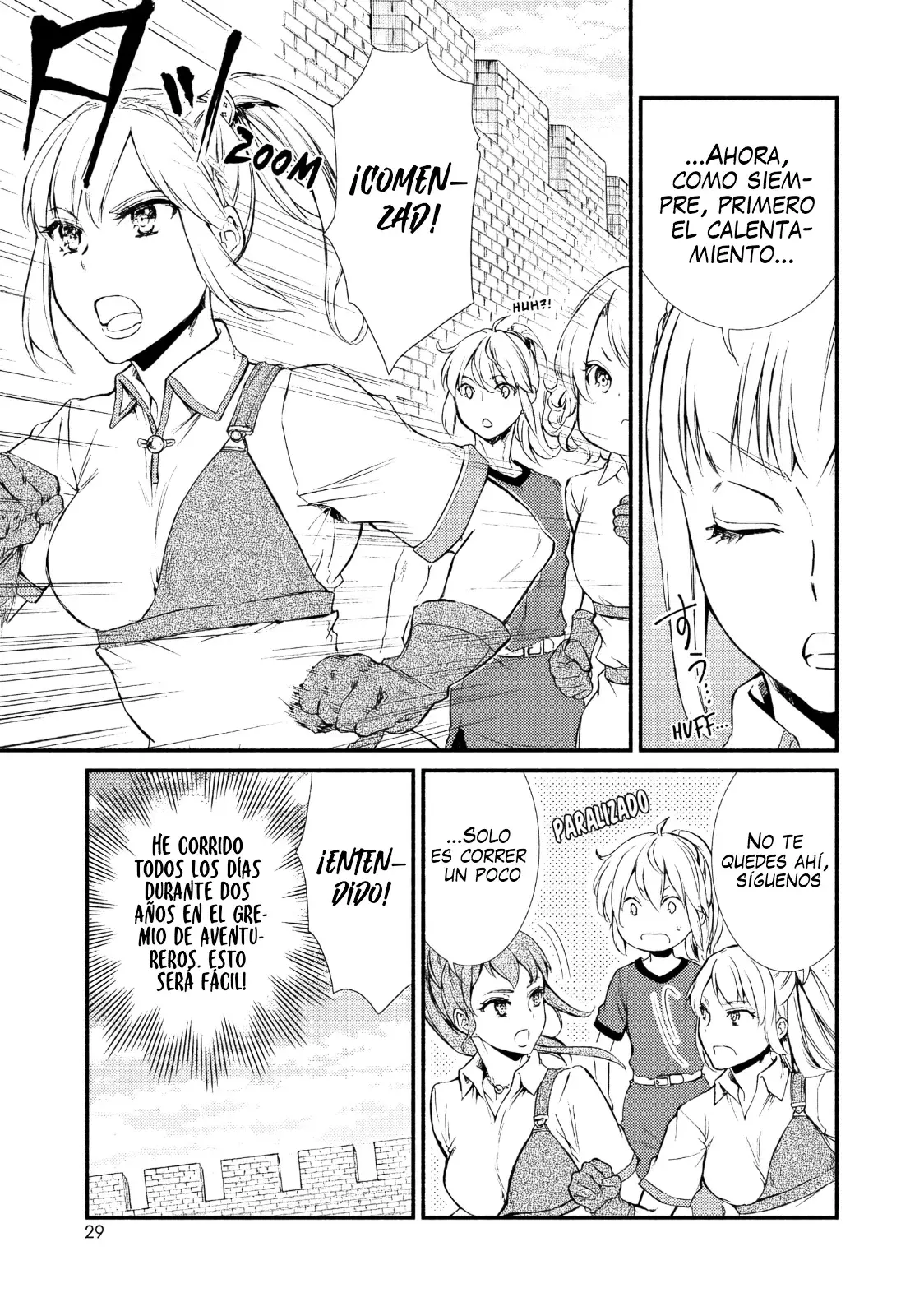 The Great Cleric Capitulo 21: Entrenamiento con los paladines. Rutina al amanecer con el regimiento de valquirias página 30