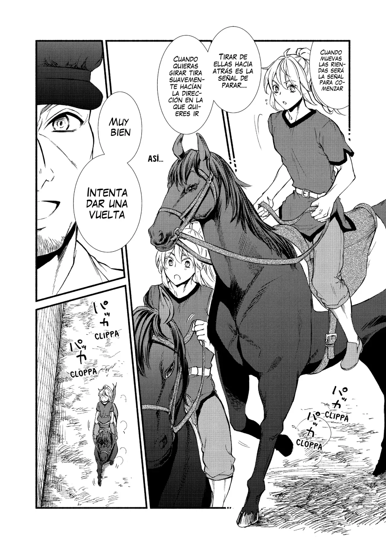 The Great Cleric Capitulo 23: Mi primera vez montando a caballo página 9