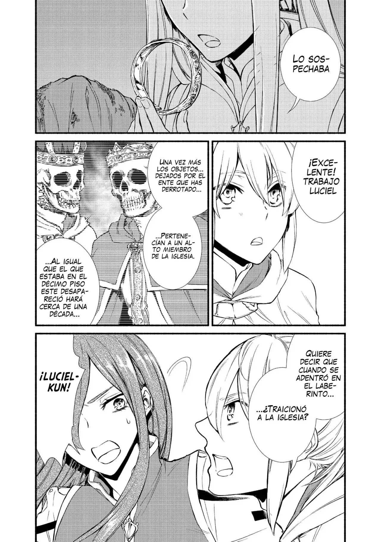 The Great Cleric Capitulo 24: ¿Aceptan provisionalmente a Luciel en el regimiento de Valquirias? página 19