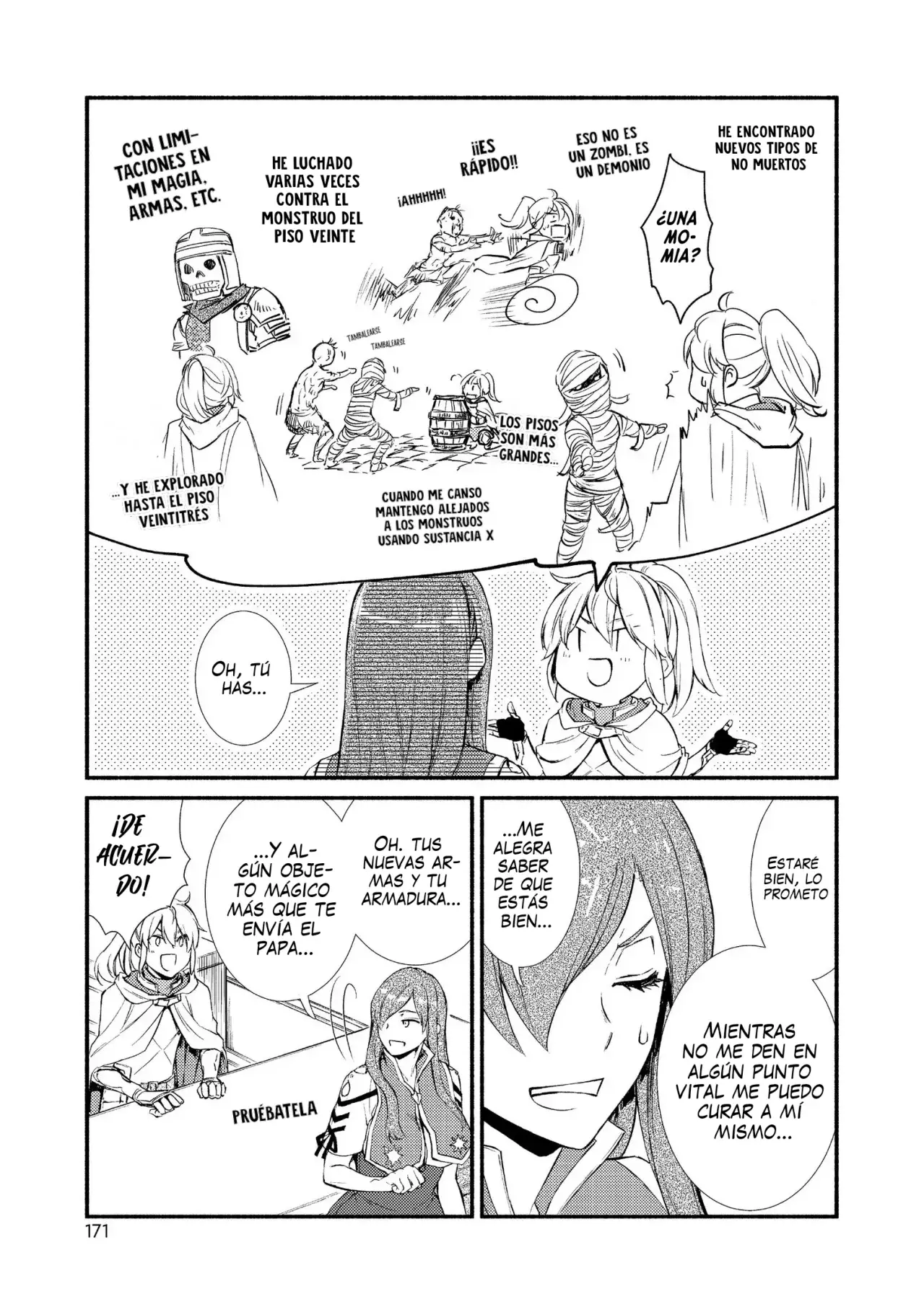 The Great Cleric Capitulo 26: Lleno de equipamiento para hacer trampas San Rarito pasa por ahí página 12