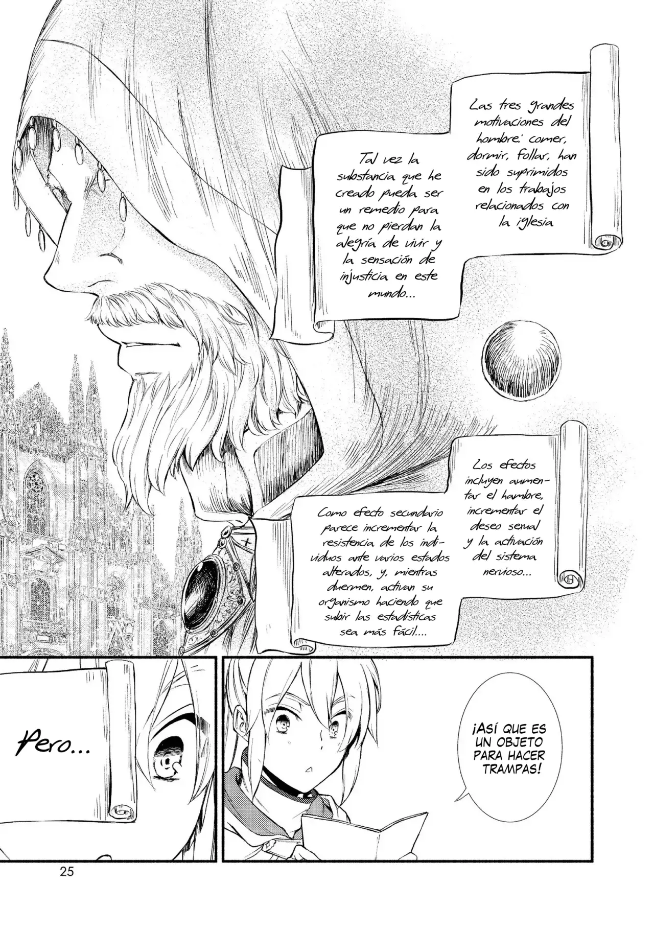 The Great Cleric Capitulo 27: ¿El resultado del entrenamiento? Pelea con el jefe del piso 30. Tercera audiencia con el Papa página 26