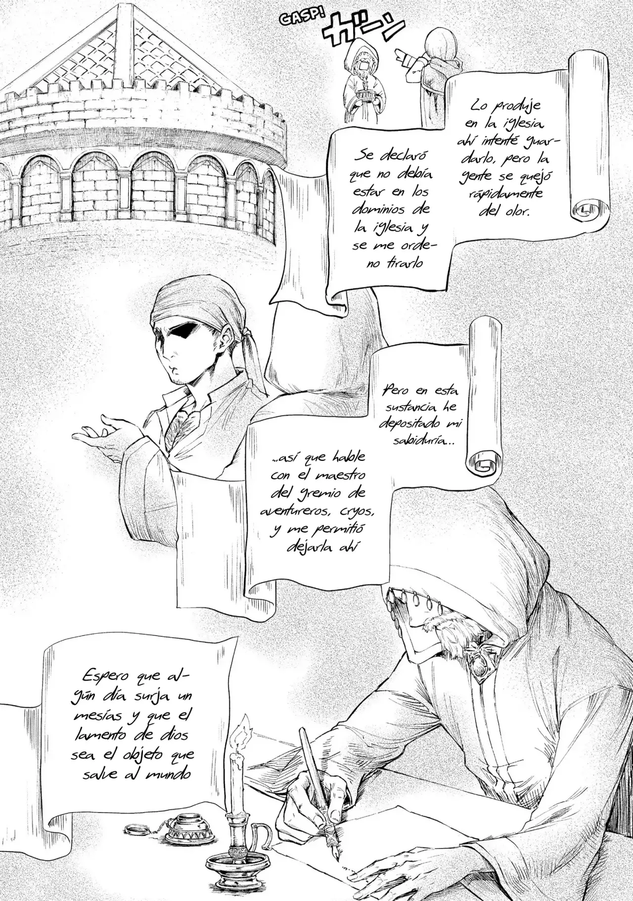 The Great Cleric Capitulo 27: ¿El resultado del entrenamiento? Pelea con el jefe del piso 30. Tercera audiencia con el Papa página 27
