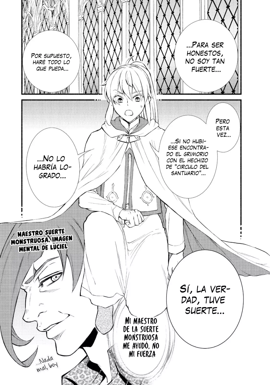 The Great Cleric Capitulo 34: Luciel se entera que no eran ilusiones: Sanador de rango S / Declaración del exorcista Luciel página 15