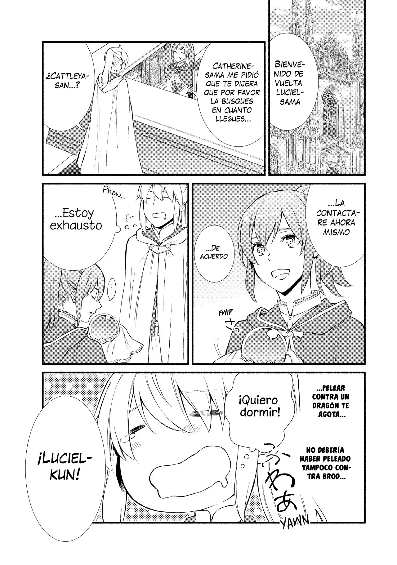 The Great Cleric Capitulo 34: Luciel se entera que no eran ilusiones: Sanador de rango S / Declaración del exorcista Luciel página 2
