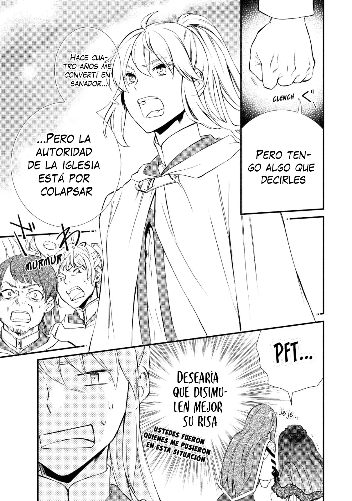 The Great Cleric Capitulo 34: Luciel se entera que no eran ilusiones: Sanador de rango S / Declaración del exorcista Luciel página 24