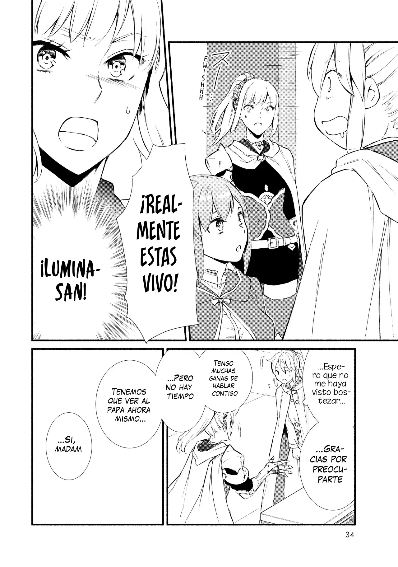 The Great Cleric Capitulo 34: Luciel se entera que no eran ilusiones: Sanador de rango S / Declaración del exorcista Luciel página 3