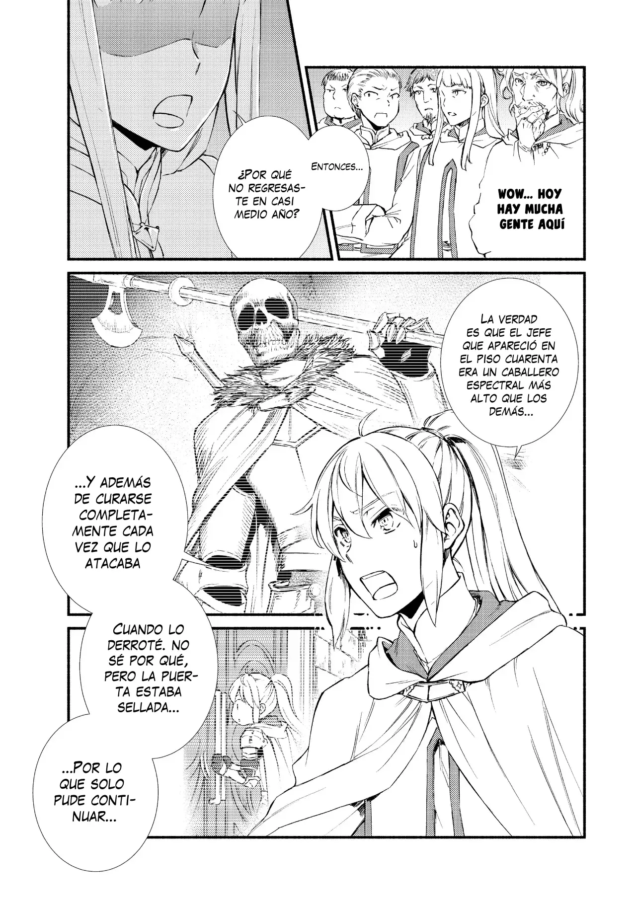 The Great Cleric Capitulo 34: Luciel se entera que no eran ilusiones: Sanador de rango S / Declaración del exorcista Luciel página 6