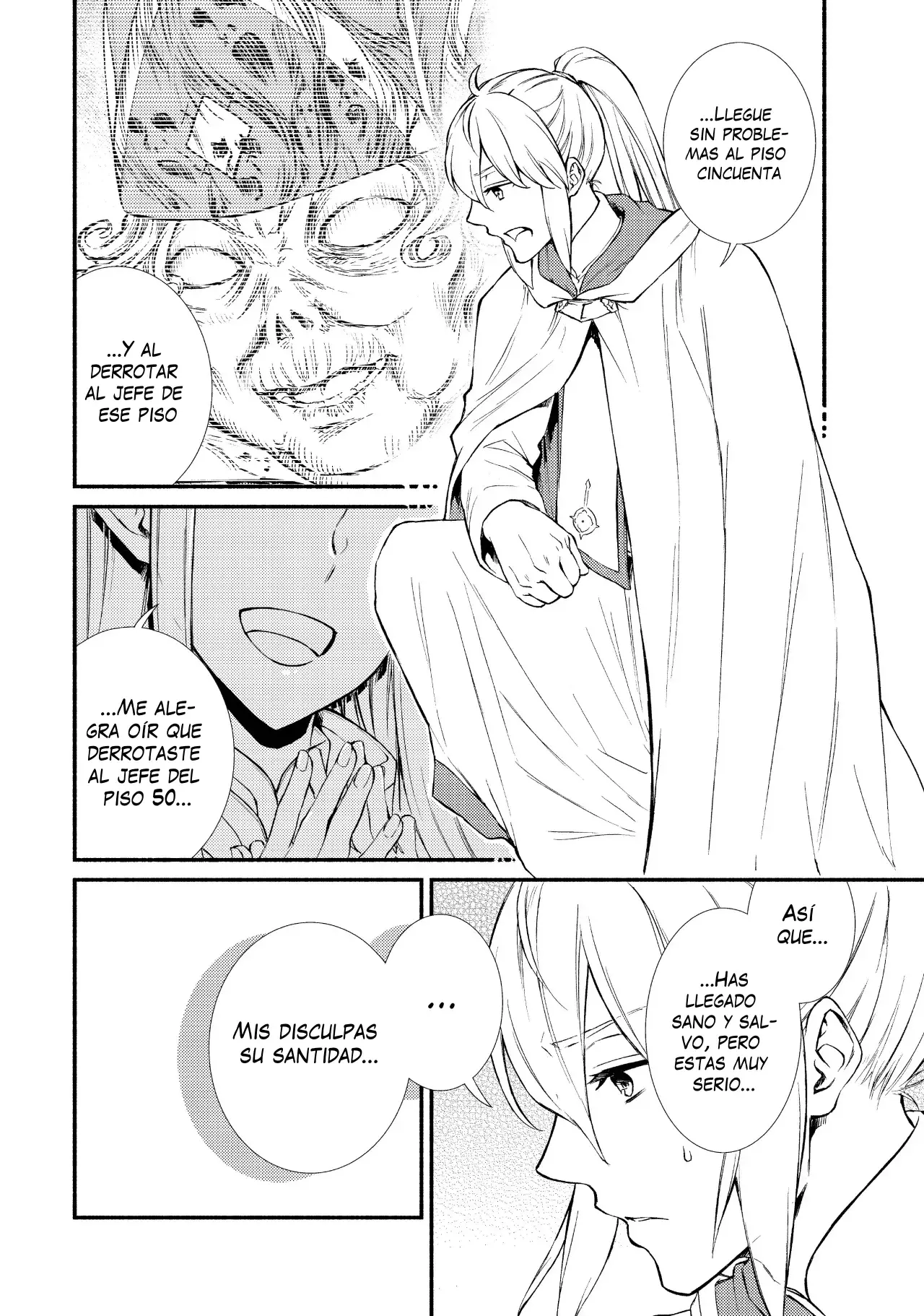The Great Cleric Capitulo 34: Luciel se entera que no eran ilusiones: Sanador de rango S / Declaración del exorcista Luciel página 7