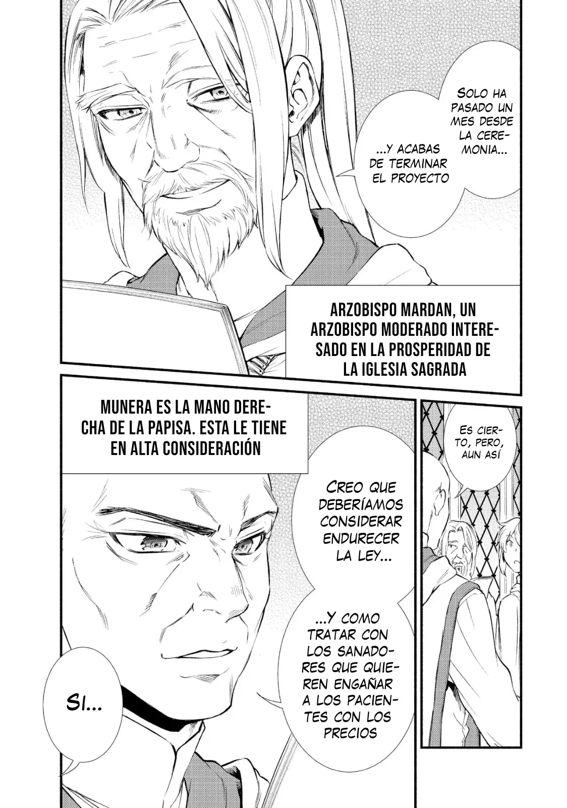 The Great Cleric Capitulo 35: Las palabras del Legendario fundador del Gremio de Sanadores página 12