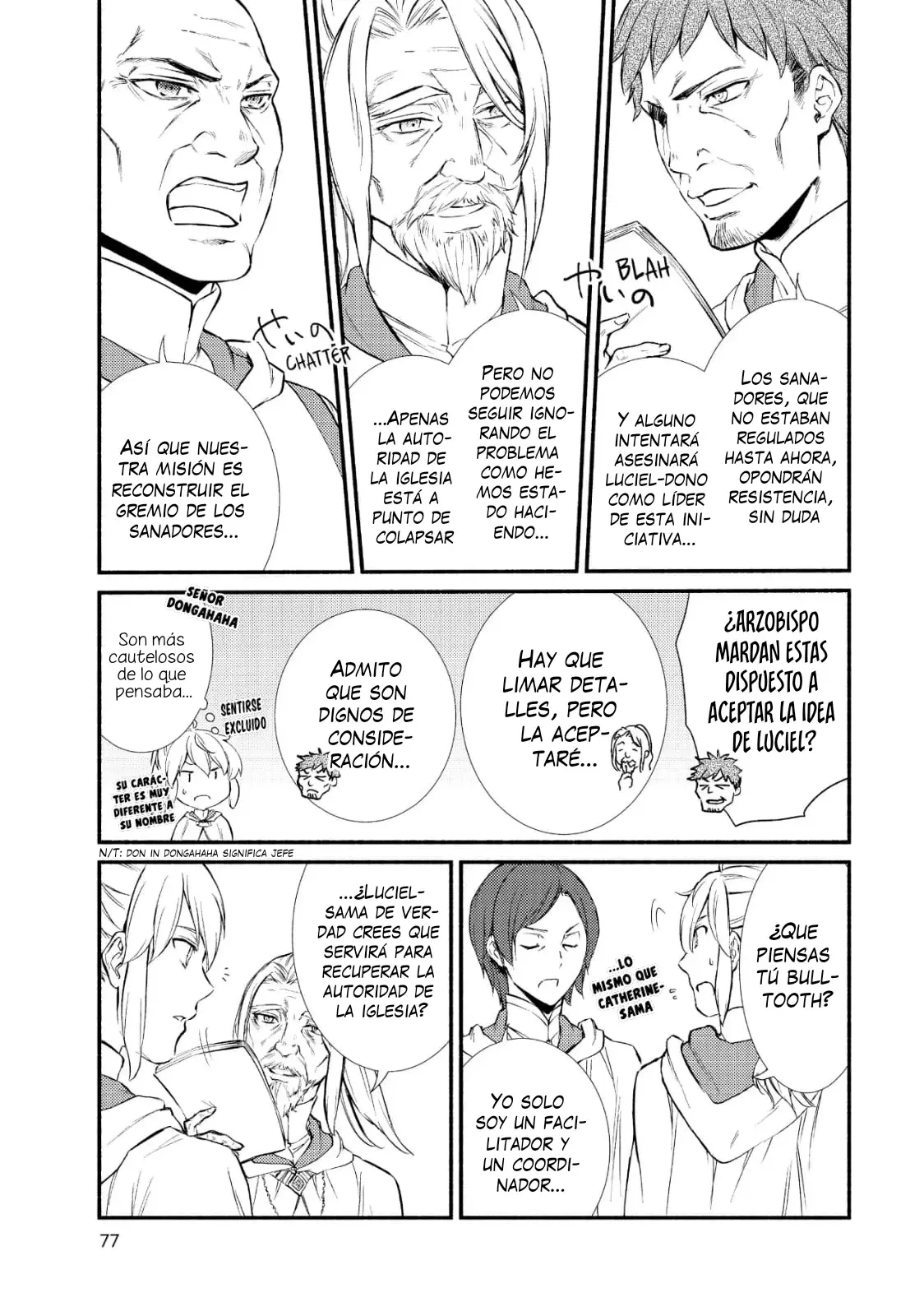 The Great Cleric Capitulo 35: Las palabras del Legendario fundador del Gremio de Sanadores página 14