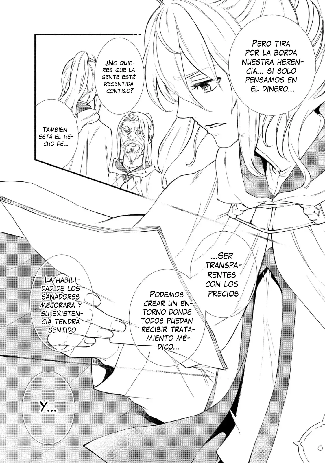 The Great Cleric Capitulo 35: Las palabras del Legendario fundador del Gremio de Sanadores página 22