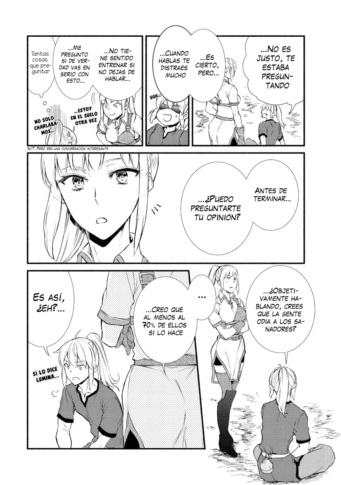 The Great Cleric Capitulo 35: Las palabras del Legendario fundador del Gremio de Sanadores página 7