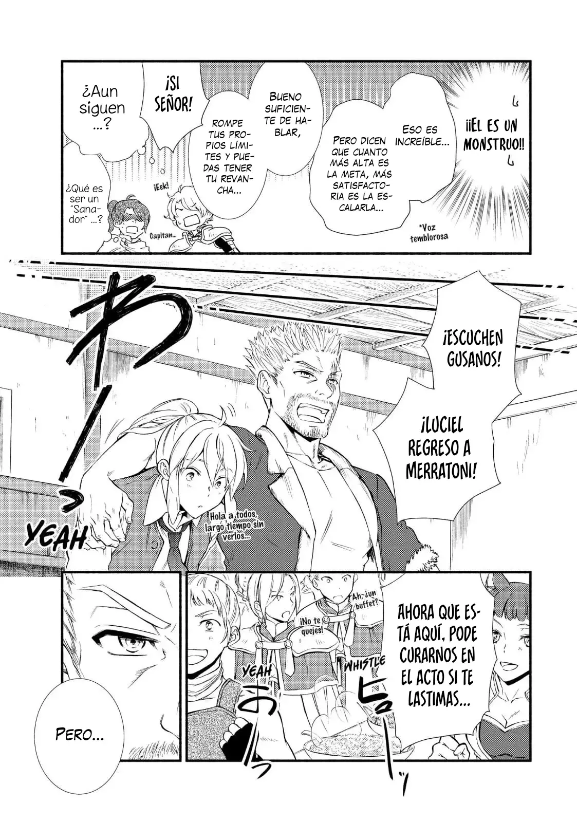 The Great Cleric Capitulo 43: El Glorioso retorno a Merratoni / Alturas lejanas y fiesta de bienvenida página 14