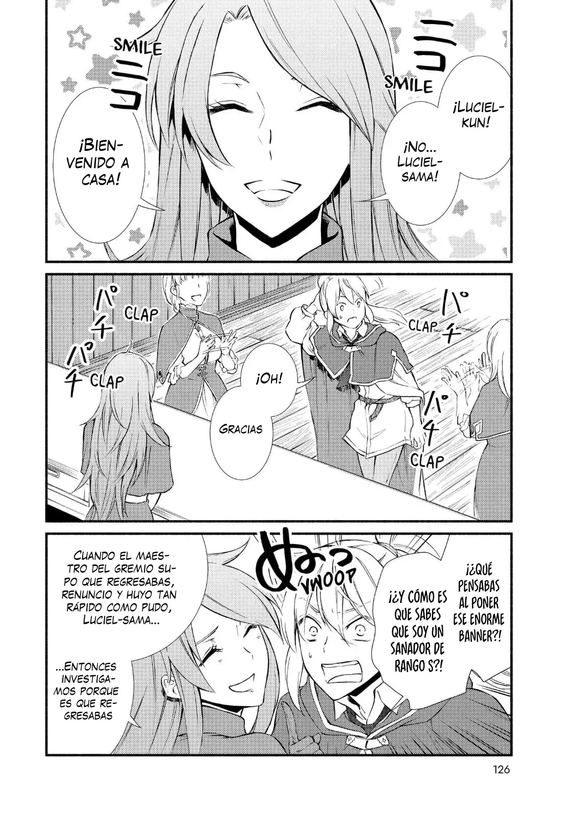 The Great Cleric Capitulo 43: El Glorioso retorno a Merratoni / Alturas lejanas y fiesta de bienvenida página 3