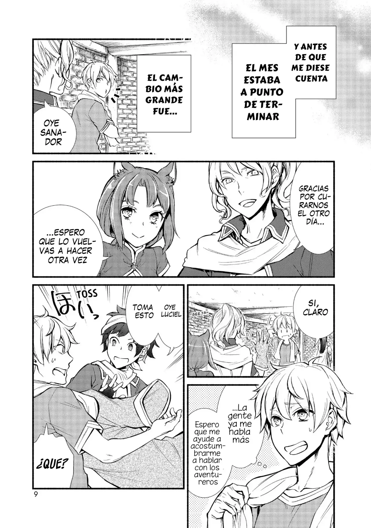 The Great Cleric Capitulo 6: Entrenamiento 1: Artes marciales (3) página 10
