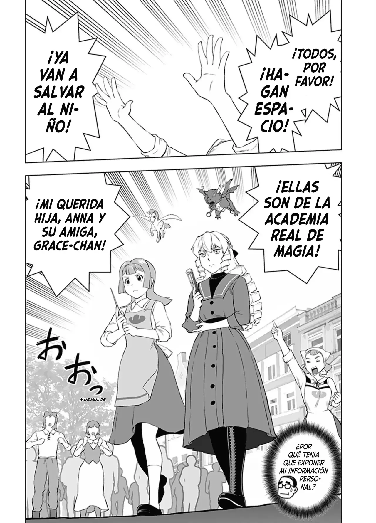 El hombre de mediana edad que reencarnó como la villana Capitulo 21: La Dueña de la Panadería página 19